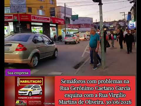 Semáforos com problemas em Francisco Morato SP 