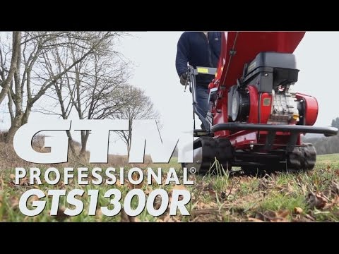 Benzínový pásový štiepkovač GTM Professional GTS1300RM s motorom Mitsubishi Benzínový pásový štiepkovač GTM Professional GTS1300RM s motorom Mitsubishi