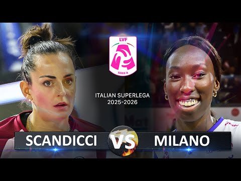 Scandicci vs Milano | Italian Volleyball LVF SerieA1 2025/2026
