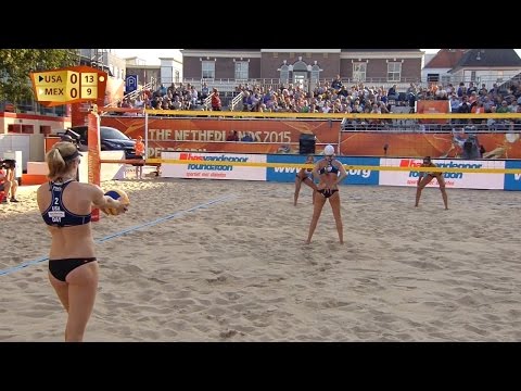 Day/Kessy (USA) vs. Candelas/Rios (MEX) - Apeldoorn – Women World Championships 2015