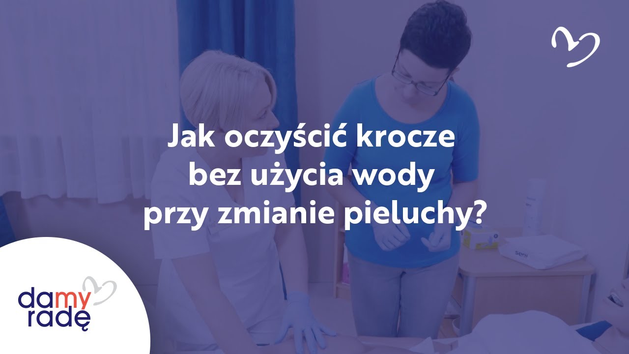 Jak oczyścić krocze bez użycia wody przy zmianie pieluchy