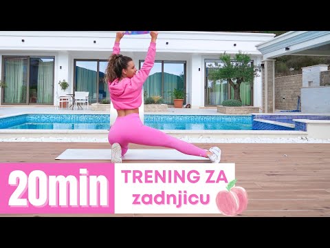 20min TRENING ZA ZADNJICU 🍑  | Sa trakom!