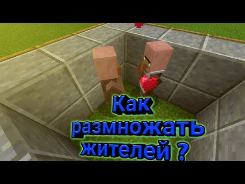 Как размножать жителей? в Майнкрафте 1.1.5