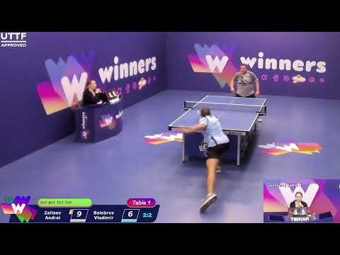 WINners CUP table 1 02.11 Zaitsev Andrei - Belobrov Vladimir  22:30