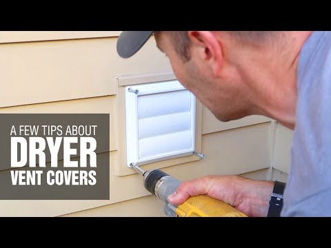 How a clogged vent can break Dryers - Replacing Outdoor Dryer Vent Cover