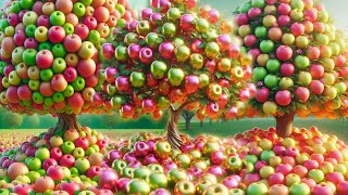 Quick and easy method for growing and planting apple trees using stem cuttings. #gardening