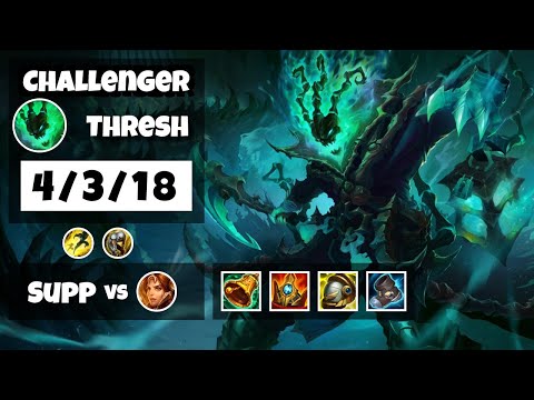 Thresh vs Leona NA Challenger SUPPORT (4/3/18) - v11.14
