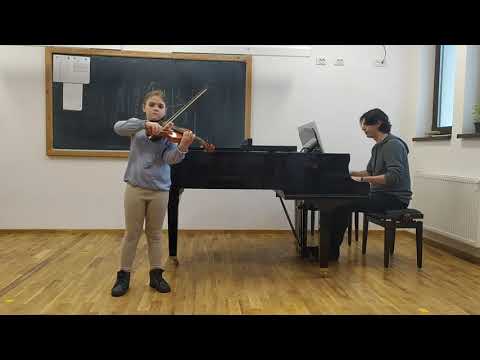 Pop Maria Ionela (9 years) - F. A. Drdla - Violin Concerto op. 225 A minor, Mov. I