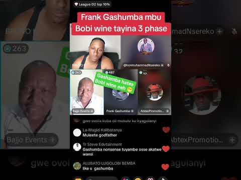 Frank Gashumba vs Bajjo on Bobi wine's 3phase electricity