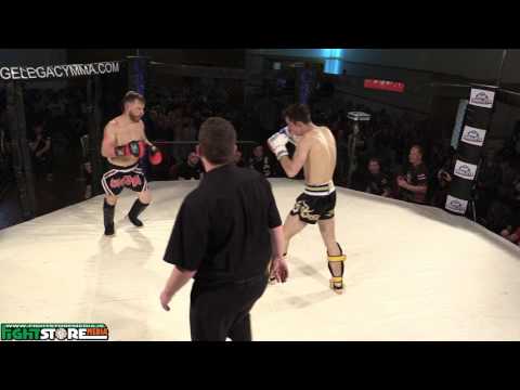 Ben McGroaty vs Paul Alexander - Cage Legacy Kickboxing 1