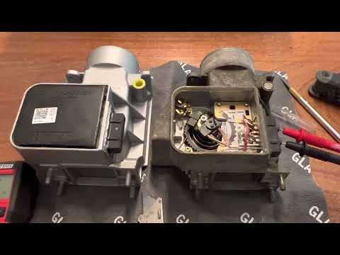 Toyota 22RE AFM Air Flow Meter opening, cleaning, adjustment and troubleshooting.