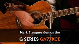 Video thumbnail for Takamine G Series GN77KCE Demo by Mark Blasquez by Takamine Guitars USA