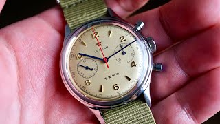 1963 Chinese Pilot Chronograph Review 6 - Affordable Mechanical Chronograph - Sorry for TV Noise!