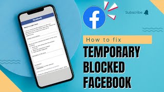 ✅ How to Resolve FB Temporarily Blocked Error | Facebook Account Unlock Guide