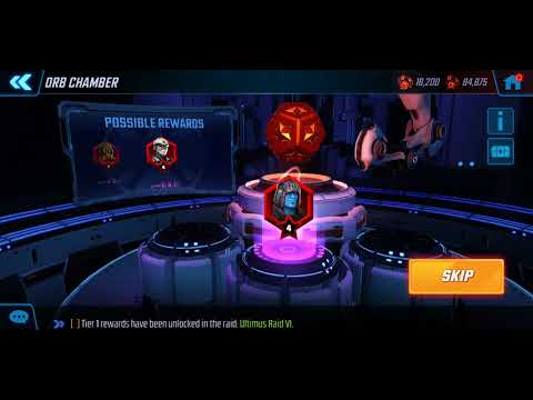 Marvel Strike Force -- Opening 112 red star orbs...