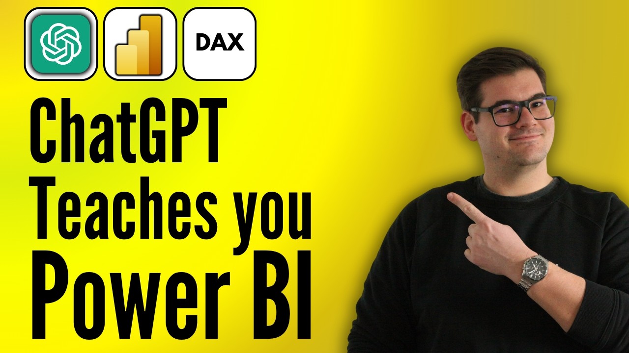 Power BI Beginner Tutorial with ChatGPT | (FREE Templates Included!)