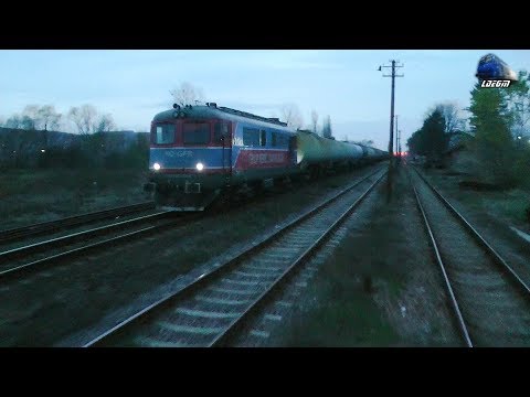LDE2100 60-0180-9 & Marfar Grup Feroviar Român Tanker Train pe Seară/on Evening