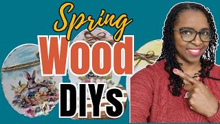 🌸 3 EASY SPRING DIYs USING WOOD | Budget-Friendly Home Decor Ideas
