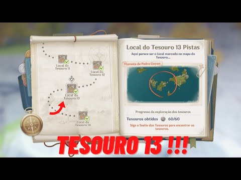 Local do Tesouro 13 / Floresta de Pedra Guyun - Genshin Impact