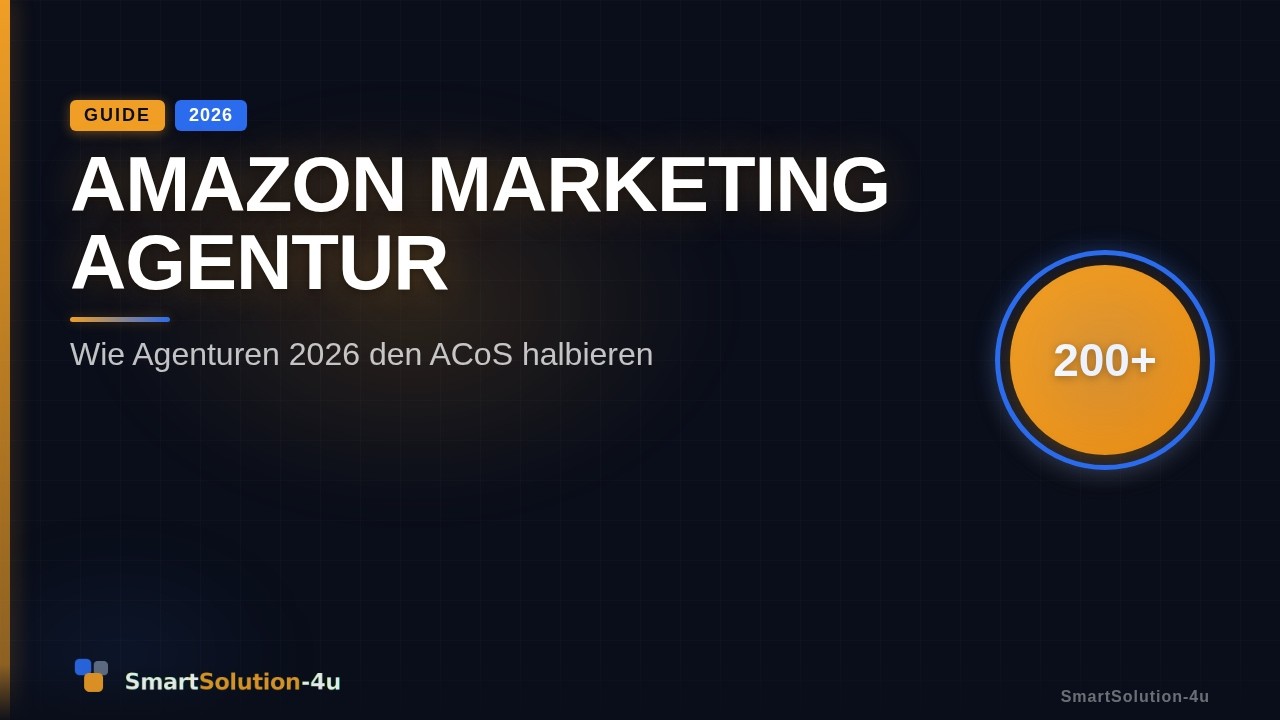 Wie Amazon Marketing Agenturen 2026 den ACoS halbieren
