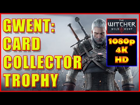 Witcher 3 - Gwent Card Collector Achievement Trophy