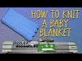 How To Knit A Scalloped Baby Blanket On Passap Duomatic 80 Knitting Machine