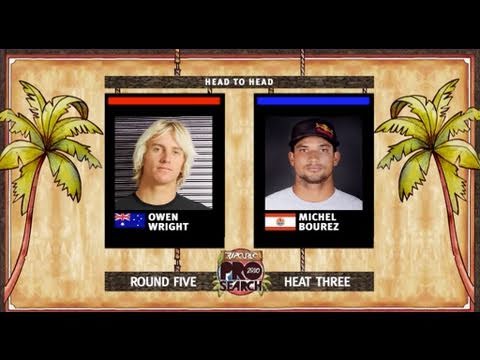 Round 5, Heat 3 - Owen Wright vs Michel Bourez