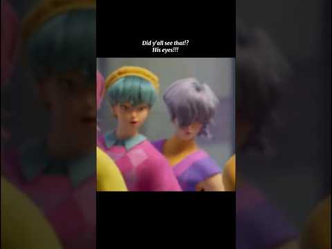 Mystery Eyes!? 😍 How lucky Zoey 😩🤌🏻 #mysterysaja #kpopdemonhunters #mystery #sajaboys #eyereveal