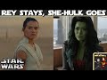 Rey Movie still happening says Lucasfilm | She-Hulk Season 2 Unlikely to happen says Tatiana Maslany