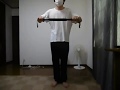 アームバー(60㎏)200回 Arm bar