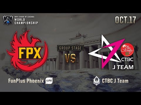 FPX vs JT | GROUP STAGE Day 5 H/L 10.17 | 2019 Worlds Championship