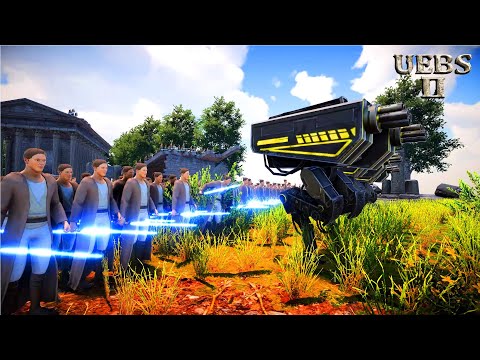 CAN T-45 SHOTGUNS PROTECT JEDIS FROM 1,500,000 ORKS? | Ultimate Epic Battle Simulator 2 | UEBS 2