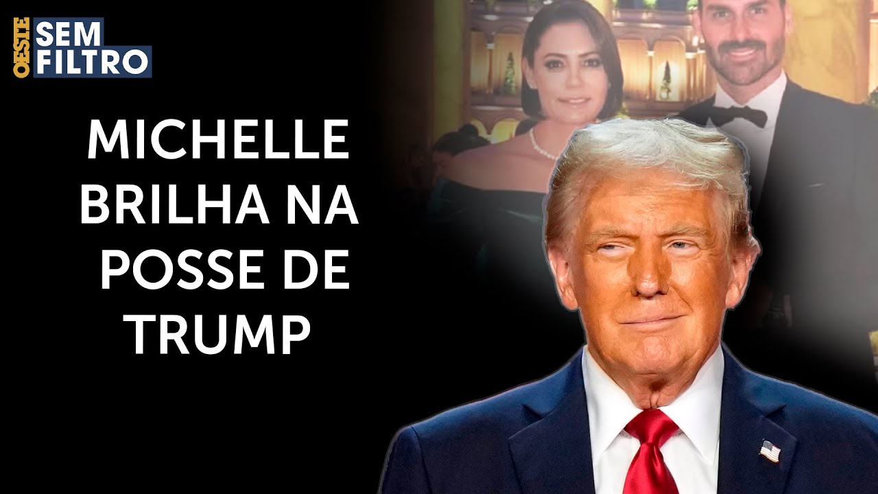Michelle Bolsonaro tem maratona de eventos durante posse de Trump