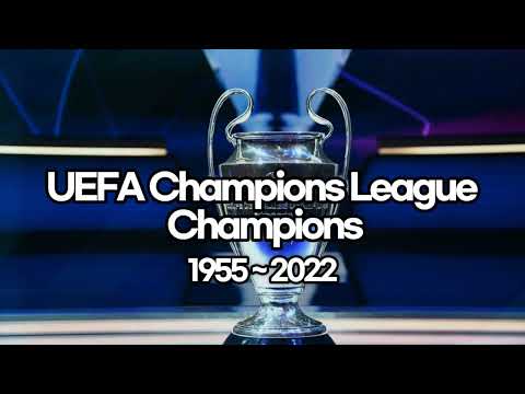 UEFA Champions League 1955 - 2022 (List of UCL Champions | Bar Chart Race)