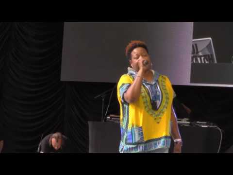 Bahamadia performing at Rocksteady 39th year anniversary show 2016