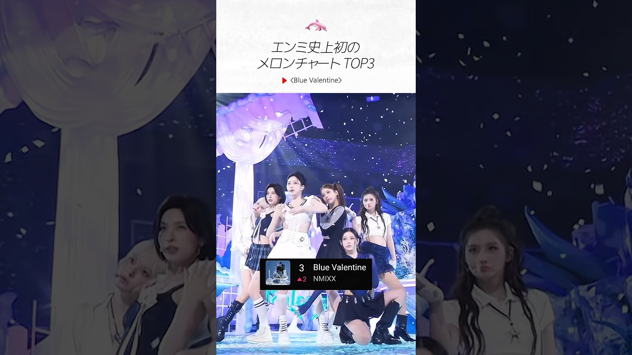 【NMIXX】 史上初のメロンチャートTOP3入りを達成するエンミックス