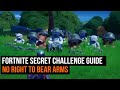 Fortnite | No Right to Bear Arms Secret Challenge Guide