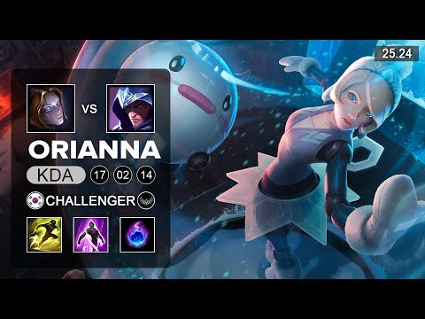 Orianna vs Talon Mid - KR Challenger - Patch 25.24 Season 15