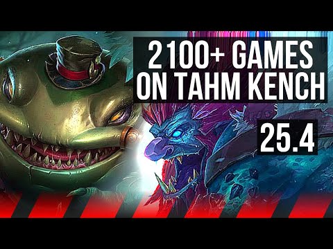TAHM KENCH vs TRUNDLE (TOP) | 2100+ games, 5/2/6 | KR Master | 25.4