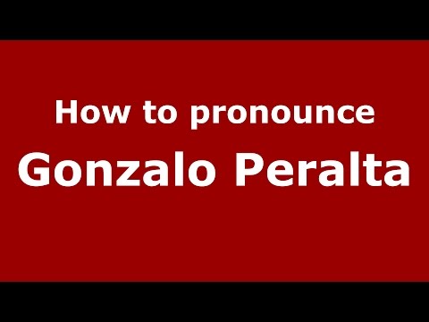 How to pronounce Gonzalo Peralta (Spanish/Argentina) - PronounceNames.com