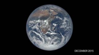 Time-lapse of Earth's rotation on its axis
