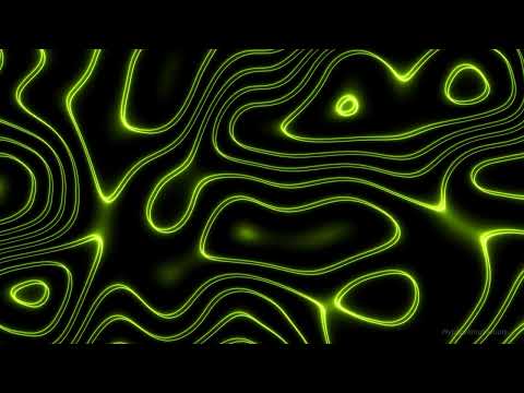Abstract Lime Green Neon Wave Pattern | 4K Ultra HD Relaxing / ASMR Visuals | Seamless Loop