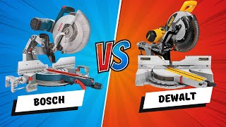 Uncover the TRUTH Behind the DeWalt vs. Bosch Miter Saw Battle!