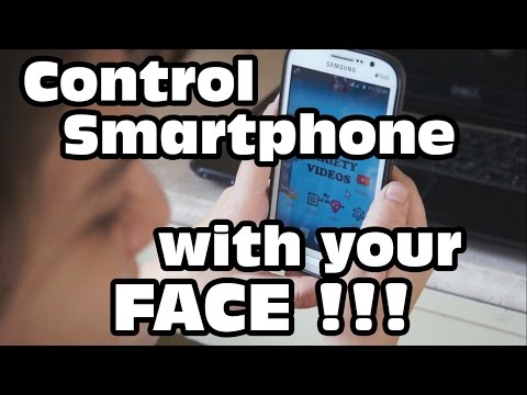 Control Smartphone with Your Face ! Video