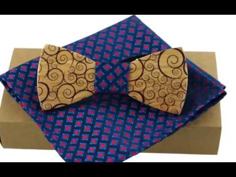 Wooden bow ties - unique handcrafted handmade wooden bow tie...
