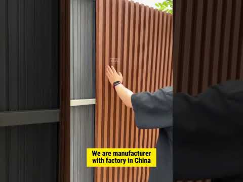 Use this WPC Wall Cladding #walldecor #wallpanel #construction #installation #kuai #wpc