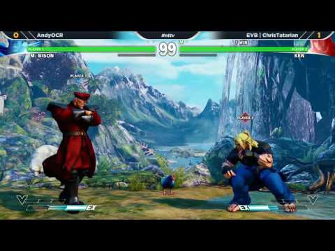 WNF 3.5 SFV - AndyOCR (M.Bison) vs EVB | Chris Tatarian (Ken)