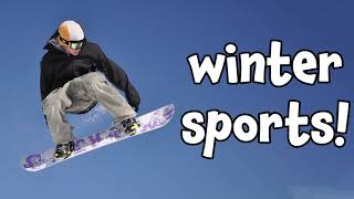 Winter Sports! Learning Names of Different Winter Sports Recreation Activities for Kids gameplay video by skoes, 1:23 duration