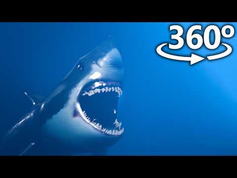 MEGALODON ATTACKS in 360° | VR / 4K 😧