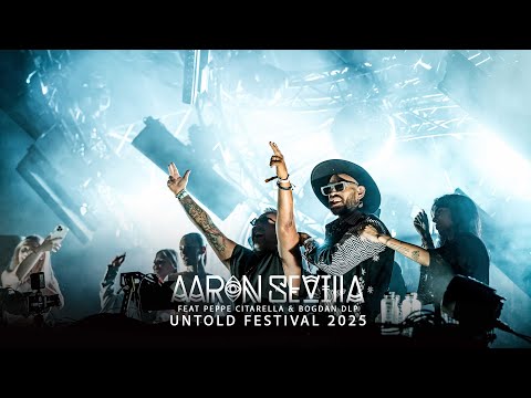 🔥 Aaron Sevilla at Untold Festival | Time Stage Afro House DJ Set feat. Peppe Citarella & Bogdan DLP